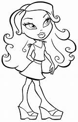 Coloring Bratz Pages Printable Barbie Drawings Christmas American Color Clipart Girl Print Baby Library Clip Popular Kids Kidz Coloringhome Coloringtop sketch template