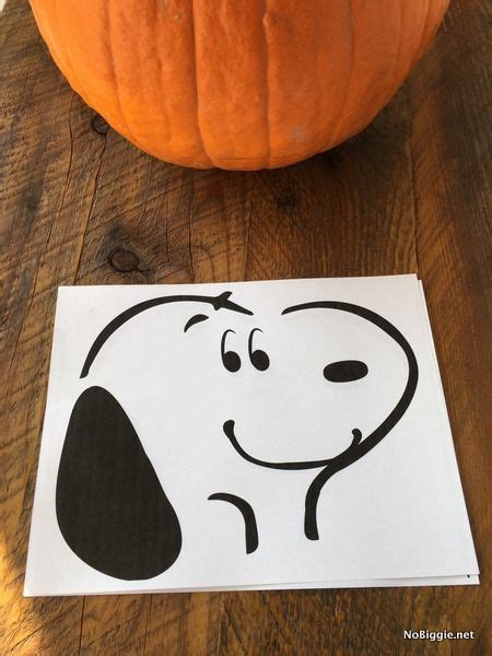 pumpkin sitting  top   wooden table    drawing   dog