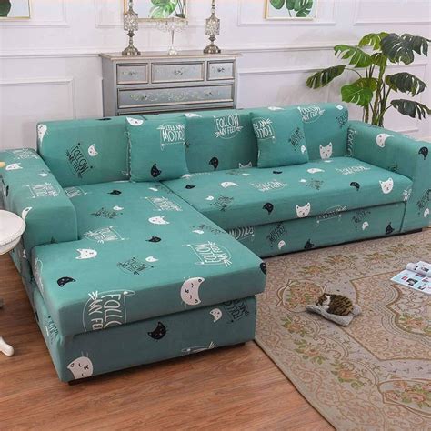 shape sofa cover sectional covers chaise lounge couch cover soft polyester fabric