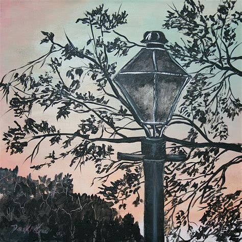 street lamp historic vintage art print  derek mccrea