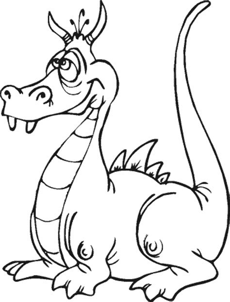coloring page dragon coloring pages