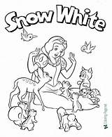 Snow Coloring Pages Fairy Tales Printable Template sketch template