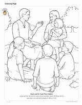 Coloring Pages Lds Helping Children Others Friend Adam Eve Jesus Kids Bible Color Games Teach Forgiveness Joseph Smith Primary Addicting sketch template
