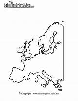Europe Coloring Map Pages Printable Travel Maps Kids Coloringprintables Europa Sheet Drawings Thank Please Popular A4 5kb Guardado Partir sketch template