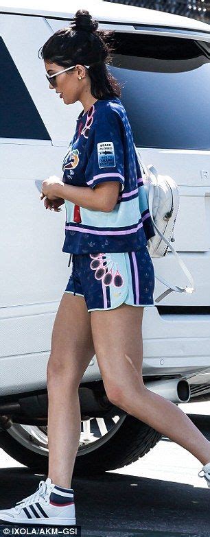 kylie jenner turns heads   quirky  designer adidas outfit adidas outfit adidas