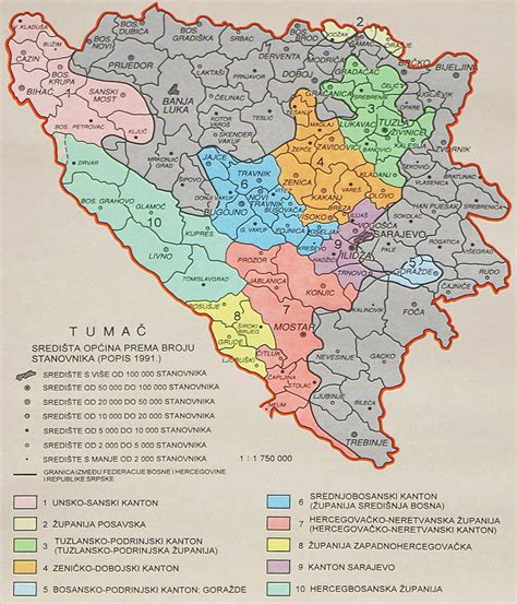 Karta Bih Sa Svim Gradovima Zupanija Zapadnohercegovacka Wikiwand