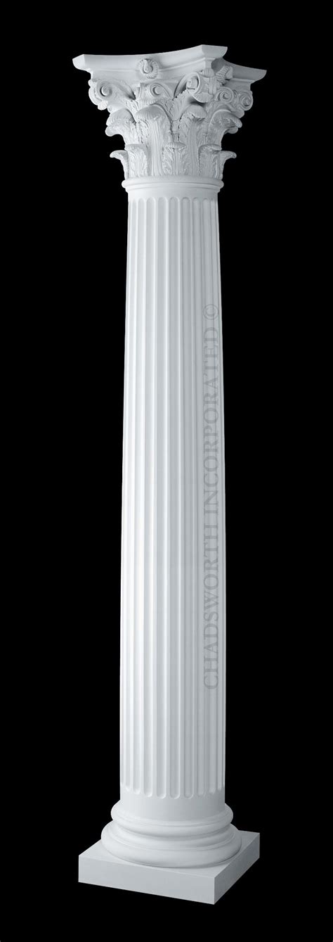classic stone columns fluted  roman corinthian exterior columns chadsworth columns