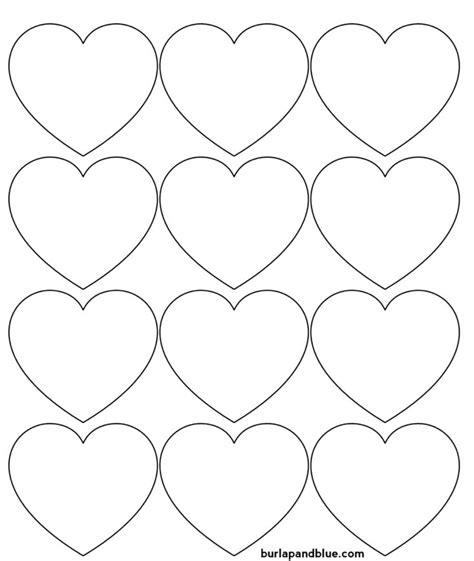 heart template sewing