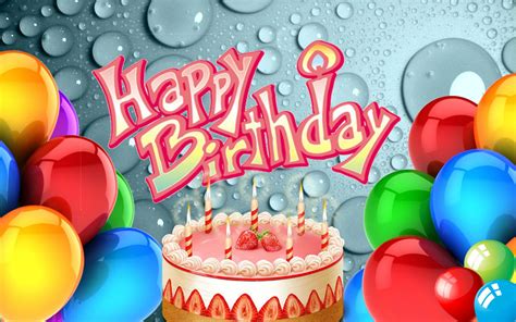 Download Happy Birthday Balloons Wallpaper Gallery