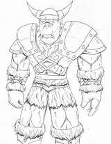 Orc sketch template
