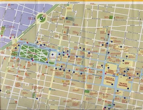 maps  mexico city  printable maps