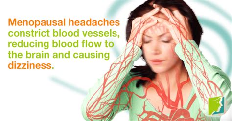 can menopausal headaches result in dizziness menopause now