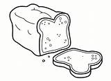 Bread Coloring Pages Delicious Sheet Small Children Top sketch template