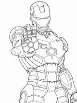 Coloring Iron Man Pages Printable Popular sketch template