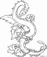 Tattoo Stencil Dragon Drawing Stencils Coloring Tattoos Rose Printable Designs Beast Beauty Pages Print Roses Drawings Draw Rosary Step Printables sketch template