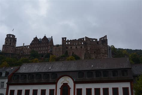 heidelburg castle towering   town  heidelburg germany castle tower tower castle
