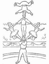 Zirkus Ausmalbilder Artisten Ausdrucken Ausmalbild Sheets Ausmalen Acrobat Raisingourkids Mandala Stemmen sketch template