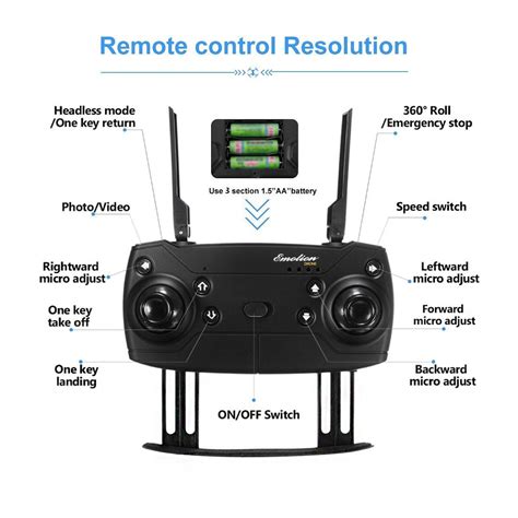 emotion drone mavic pro camera p hd perfect  beginners ebay