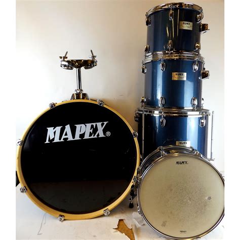 mapex  series drum kit blue musicians friend
