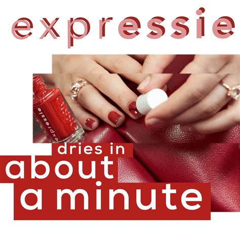 essie expressie quick dry nail polish buns up free post