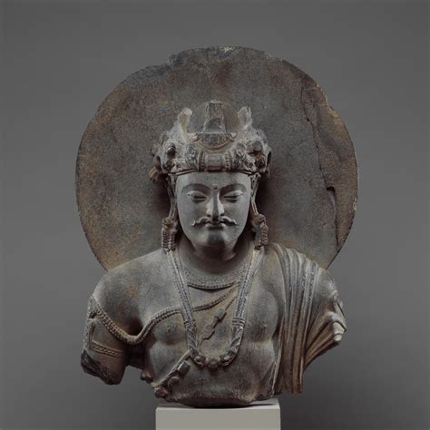 bust of a bodhisattva shakyamuni pakistan ancient