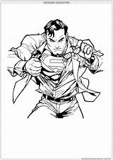 Colorir Superman Próximo sketch template