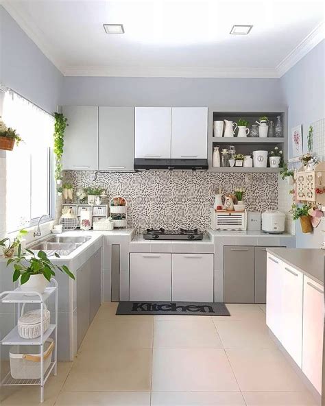 ide  dapur minimalis modern ukuran kecil  terlihat rapi rumahtopia