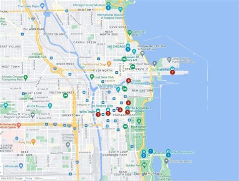 days  chicago    chicago itinerary map