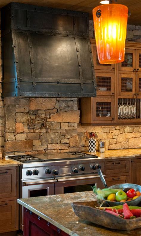 cool stone  rock kitchen backsplashes  wow digsdigs