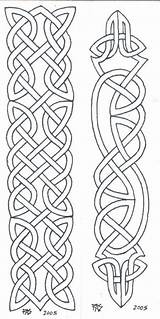 Bookmarks Knotwork Micron Pigma Norse sketch template