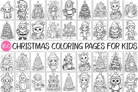 christmas coloring pages  kids cute santa claus