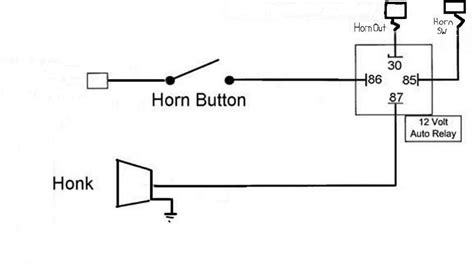 simple horn wiring diagram
