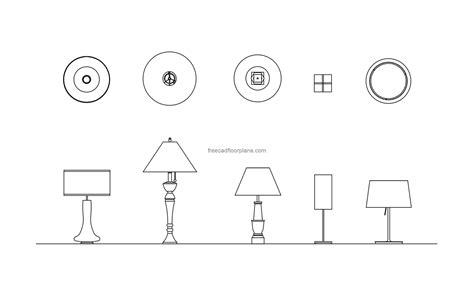 wall lamps planselevations autocad block  cad floor plans images
