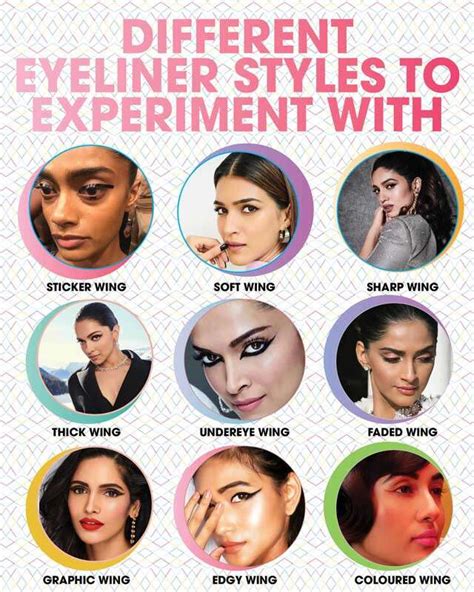 eyeliner application styles   experiment feminain