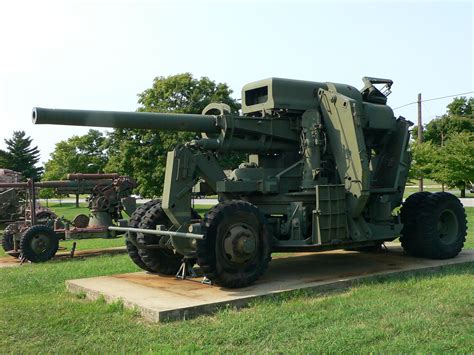 photo  mm gun  anti aircraft weapon  display   united states army ordnance museum
