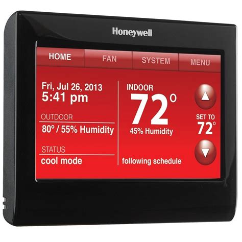 honeywell wi fi smart thermostat  voice control programmable household thermostats