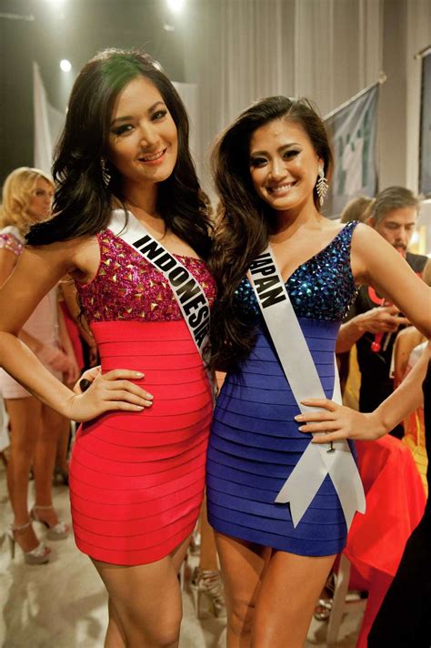 Backstage At Miss Universe 2012