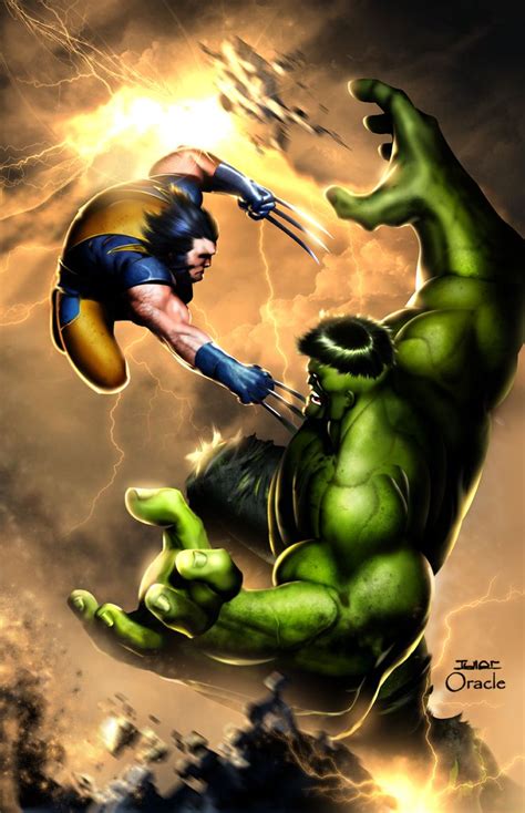 Wolverine Vs The Hulk By Mystic Oracle Wolverine