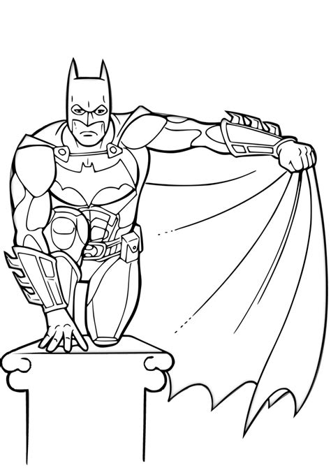 printable batman coloring pages dc comics print color craft