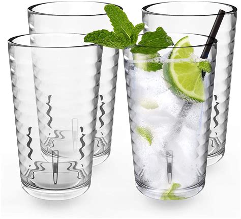 Plastic Tumblers Cups [unbreakable Acrylic] Plastic Water Tumbler