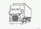 Scania Clipart Pages Coloring Trucks Truck Ritmallar Template Vector Credit Larger Clipground sketch template