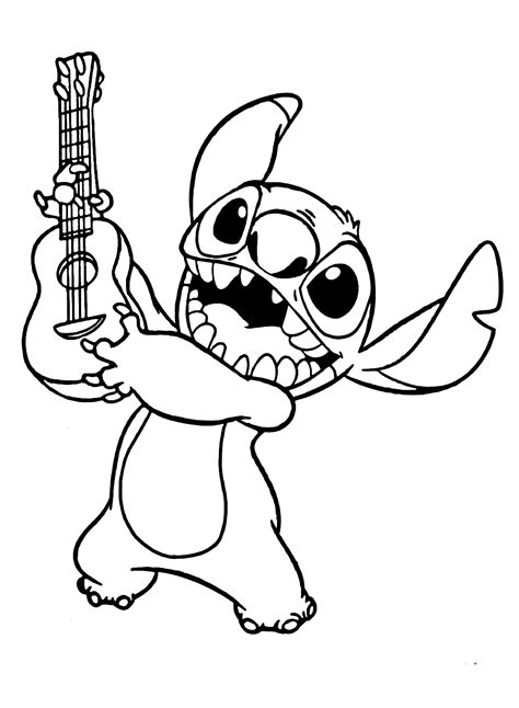 stitch drinking boba coloring page coloring pages stitch coloring