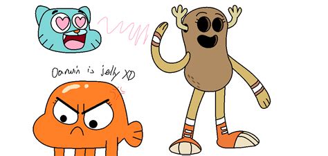 gumball darwin and penny by tooni pi on deviantart
