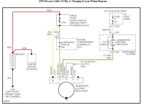diagram  mercury sable fuel pump relay diagram wiring mydiagramonline