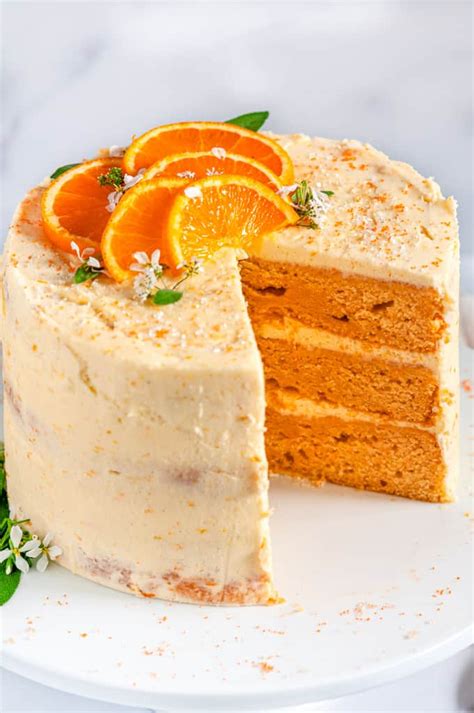 decorate cake  orange slices cake decoration ideas