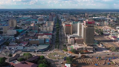 downtown lusaka  zambia stock video motion array