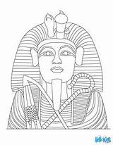 Colorear Coloring Estatua Egipto sketch template
