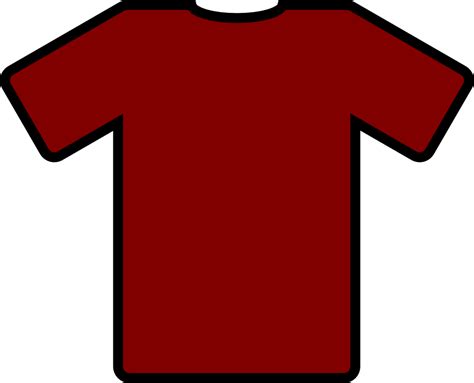 Onlinelabels Clip Art Red Tshirt