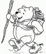 Coloring Pooh Winnie Pages Colouring Honey Popular Library Clipart sketch template