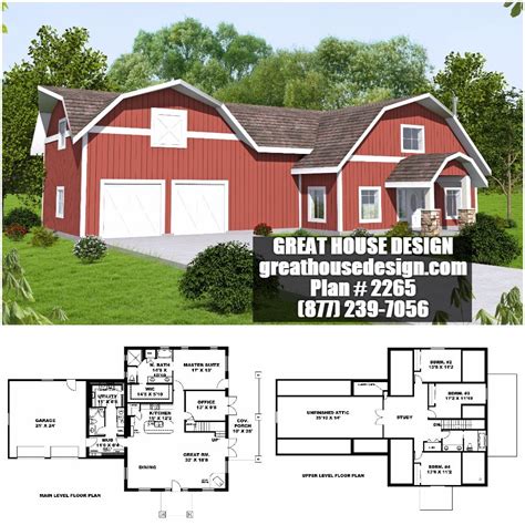 traditional barn style home plan  toll
